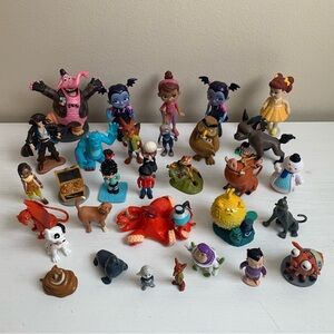 Disney Characters Lot of 32 Figures